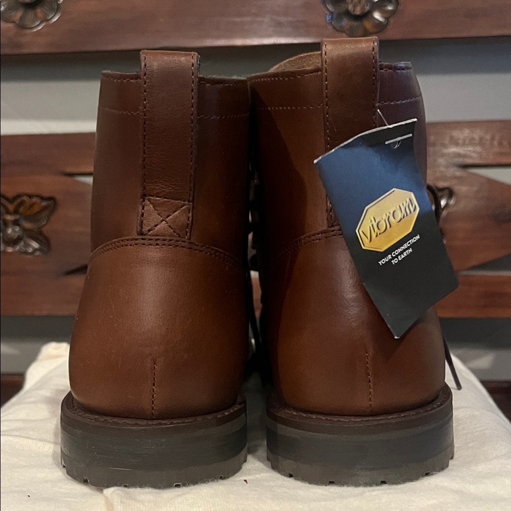 NWT J. Crew Kenton Leather Cap Toe Boot. Size 9.5 - Picture 3 of 14